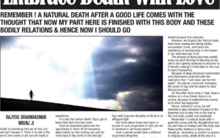 Embrace Death with Love